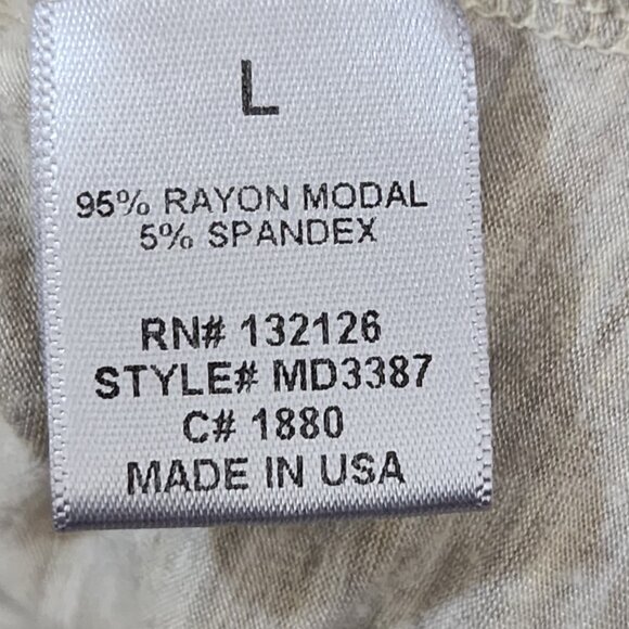 Jackson Rowe Ivory Modal Stretch Jersey Round Neck Knotted Front Tee - Picture 5 of 5
